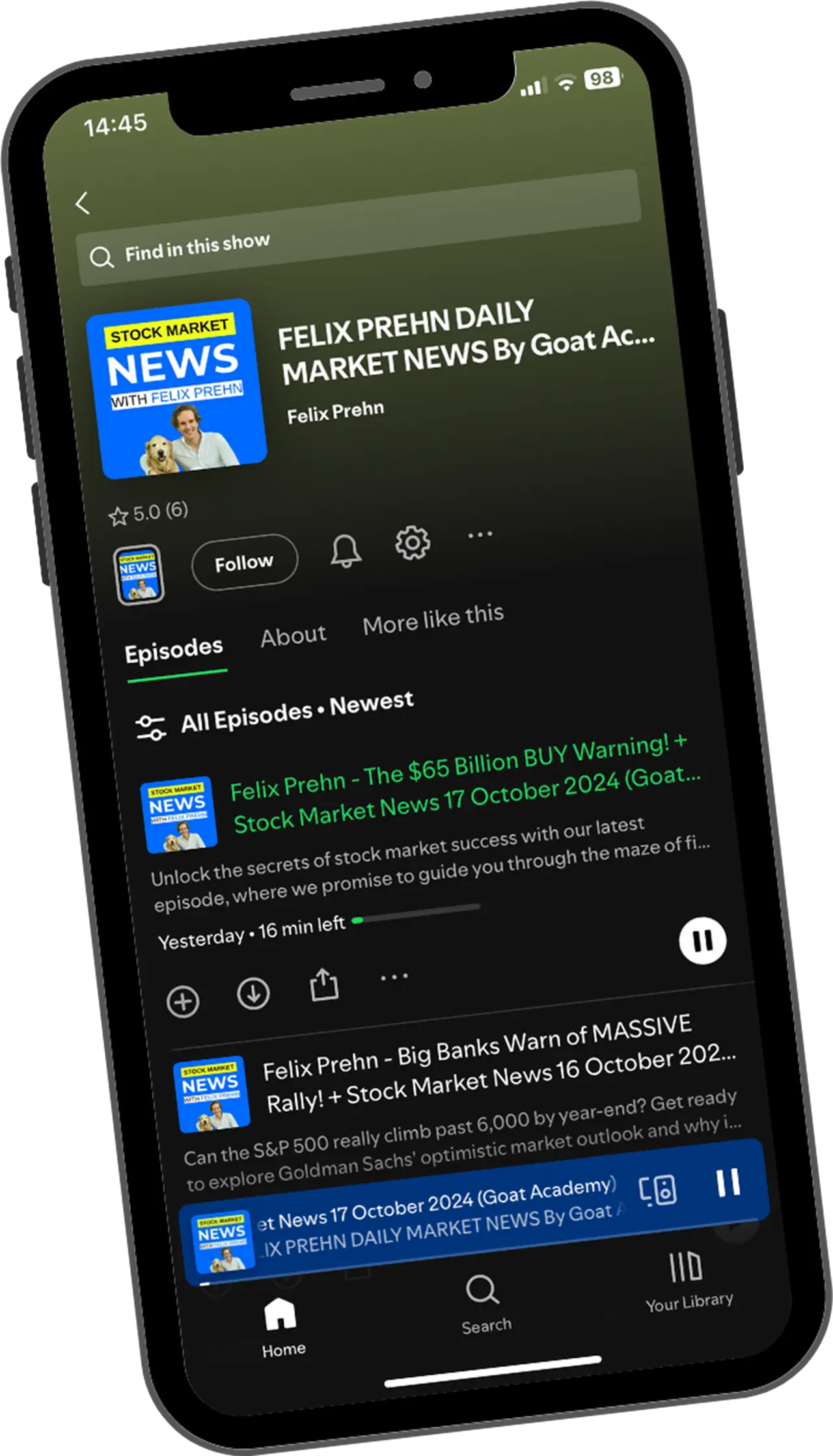 Felix Prehn's Market Perspective podcast